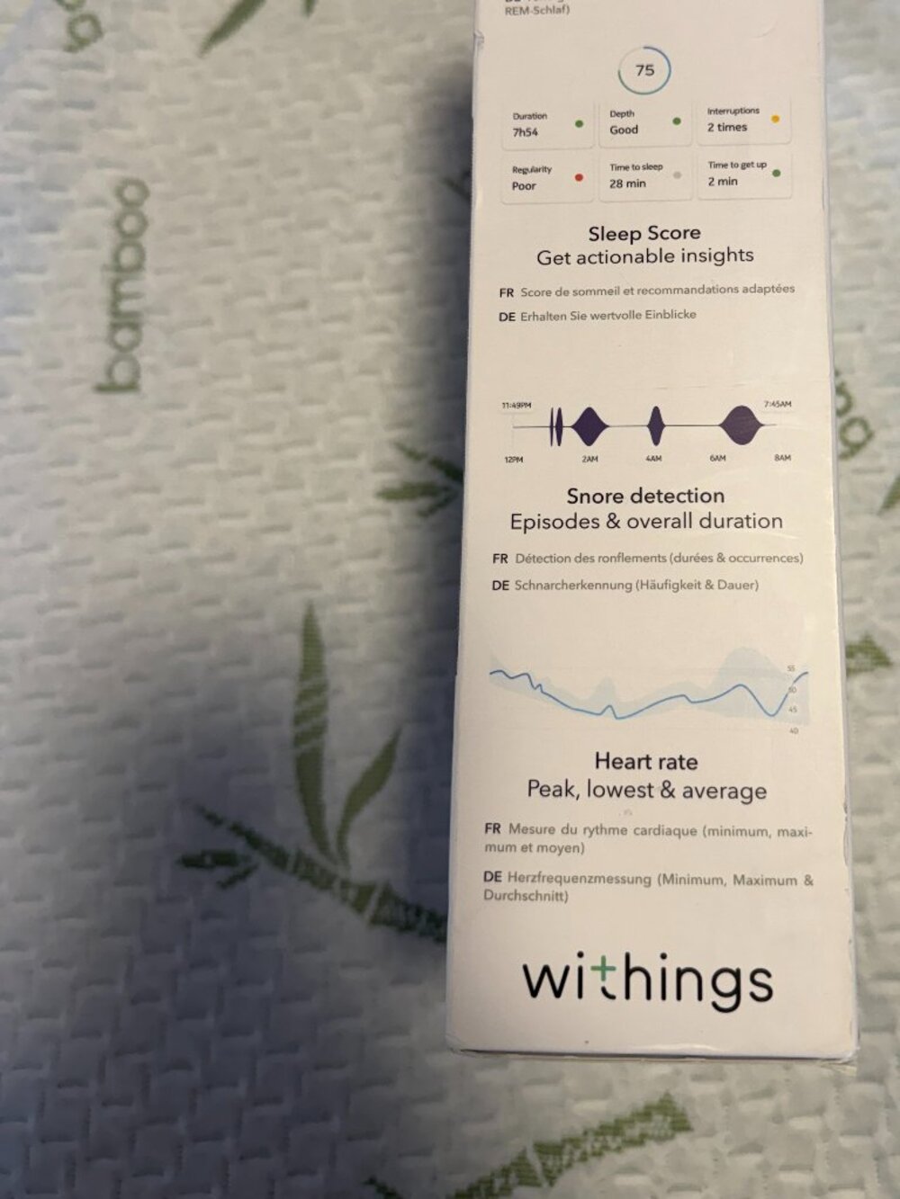 Withings Sleep Tracking Mat - Picture 4 of 5